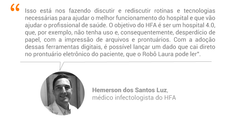 Médico infectologista do HFA Hemerson dos Santos Luz