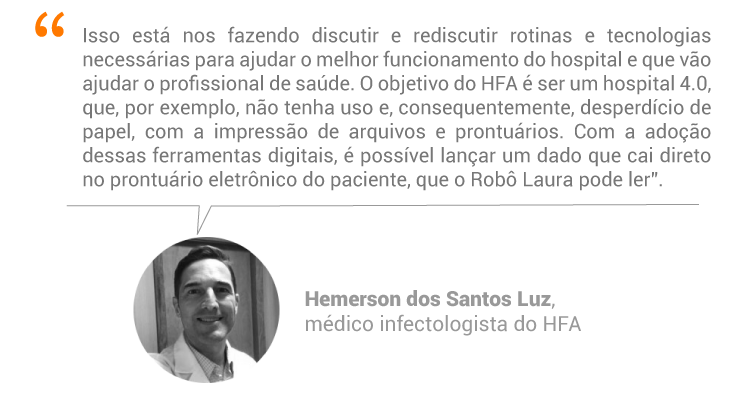 Médico infectologista do HFA Hemerson dos Santos Luz