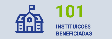 101 instituicoes beneficiadas