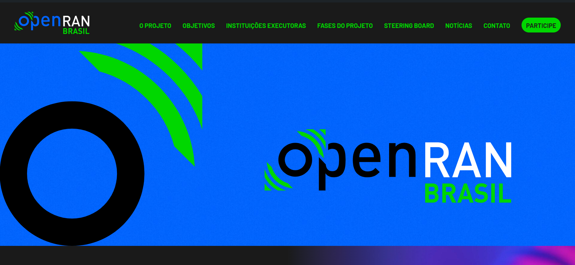 Home do site OpenRAN@Brasil