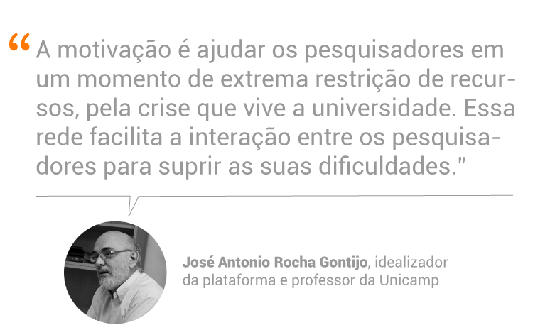 José Antonio Rocha Gontijo, idealizador da plataforma e professor da Unicamp