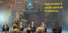 Messina no lançamento da Telessaúde Brasil 2022