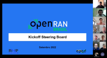 Reunião de lançamento do comitê de governança do OpenRAN Brasil aconteceu de forma virtual 
